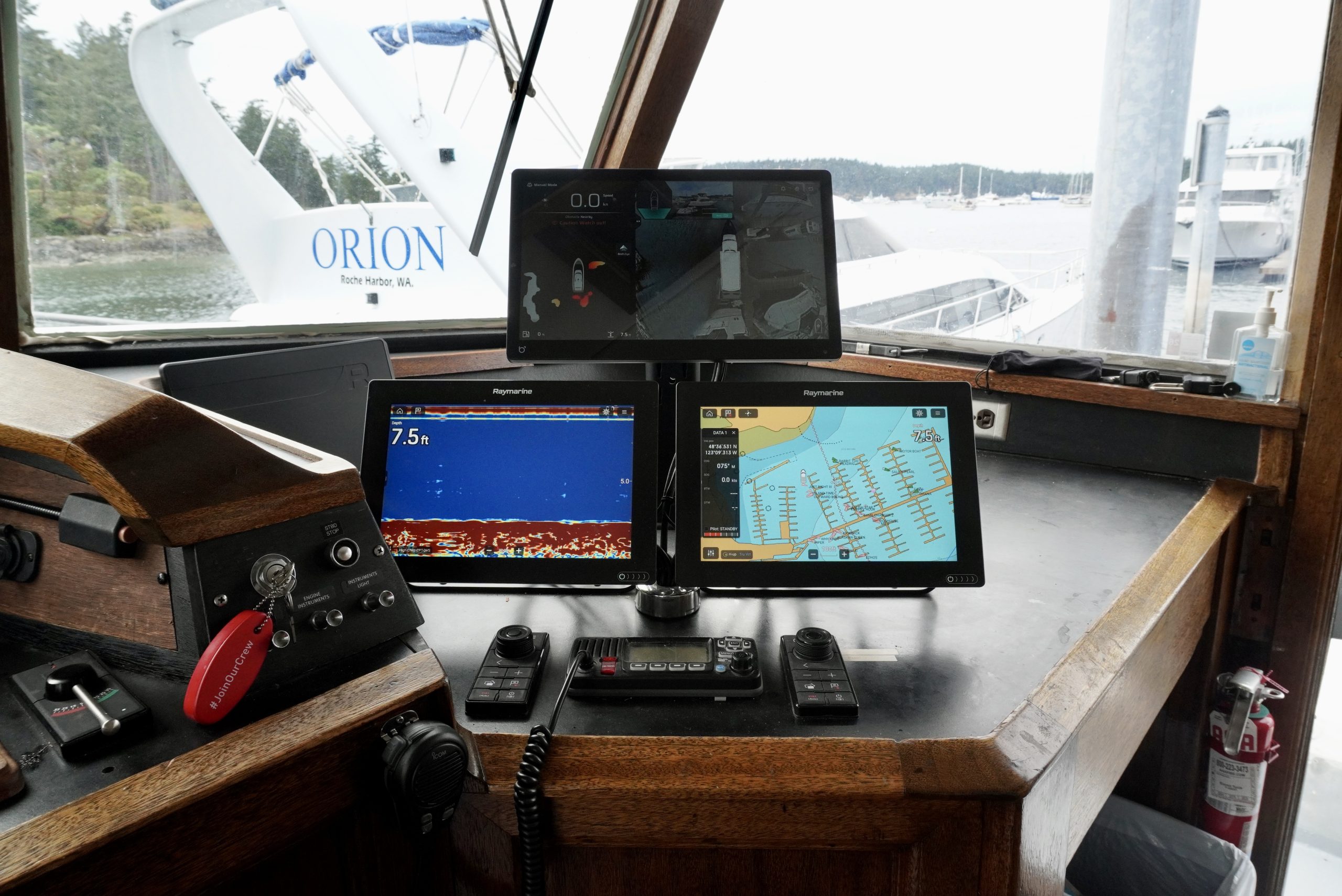 Renegade Adventures Raymarine technology aboard The Renegade